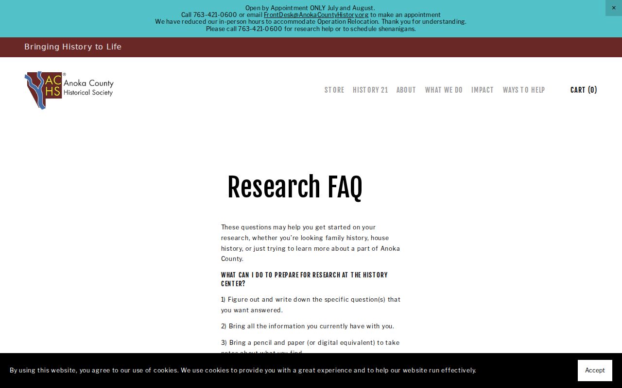 Ramsey previous residents house-history research guidance